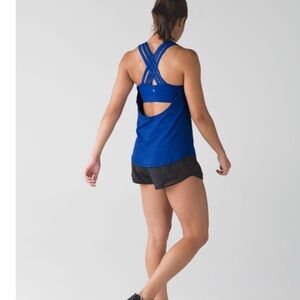 Lululemon Beat The Heat Tank Women's Harbor Blue Sm